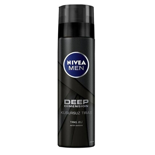 Nivea Men Deep Perfect Shaving Gel 200ml - Smooth Shave Formula