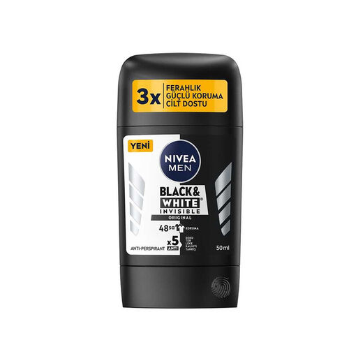 Nivea Men Invisible Black & White Stick Deodorant 50ml