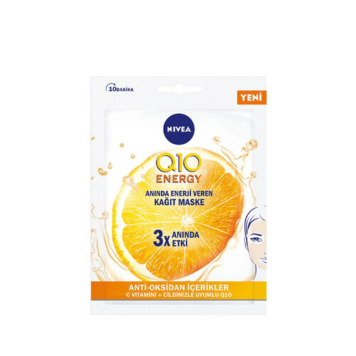 Nivea Q10 Energy Revitalizing Paper Mask - 1 Piece