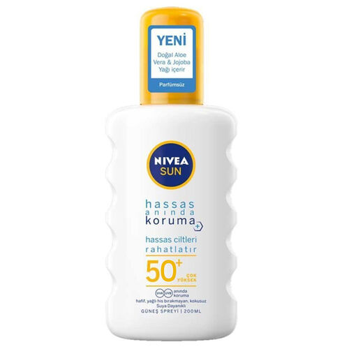 Nivea Sun Sensitive SPF50+ Sunscreen - 200ml Protection Cream