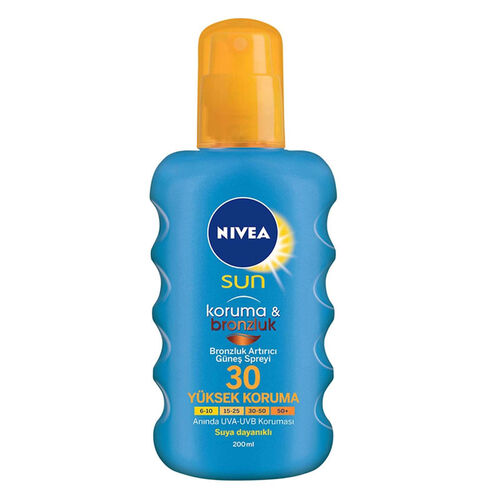 Nivea SPF 30 Sun Protection & Tanning Spray 200ml