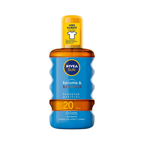 Nivea Sun Protection & Tanning SPF20 Oil - 200ml
