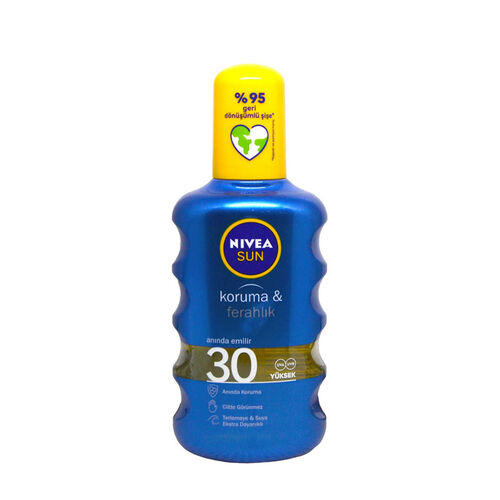 Nivea SPF 30 Sunscreen Spray 200ml - Refreshing Sun Protection