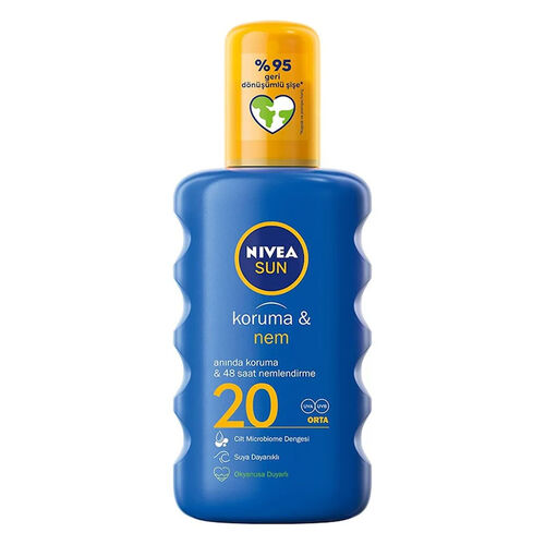 Nivea SPF20 Sun Spray - Moisturizing Sun Protection 200ml