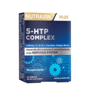 مكمل نوتراكسين 5-HTP مع الجنكو وCoQ-10 – 30 قرصًا لتعزيز الصحة النفسية والطاقة