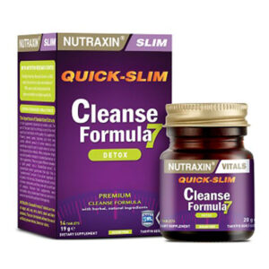Таблетки Nutraxin Quick-Slim Detox для очищения организма и поддержки здоровья