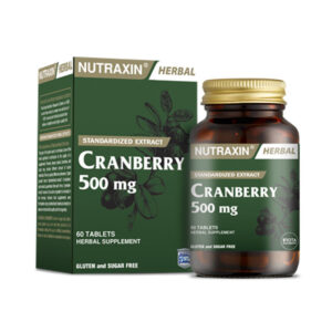 Таблетки Nutraxin Cranberry 500 мг с натуральным экстрактом клюквы