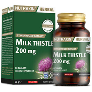 Nutraxin Herbal Milk Thistle 200mg - 60 Tablets for Liver Health