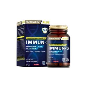 Nutraxin Plus Immun-S 60 Tablets | Immune Support Supplement