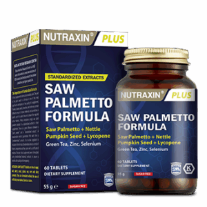 Nutraxin Plus Saw Palmetto 60 Tablets for Prostate Health