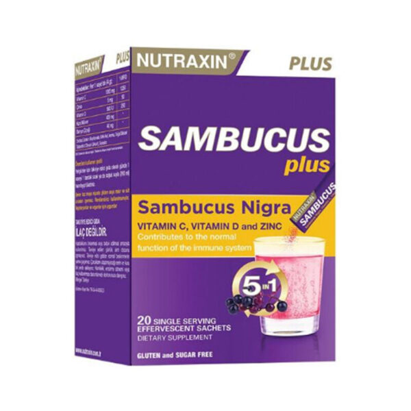 Nutraxin Sambucus Plus 5-in-1 Effervescent Immune Support
