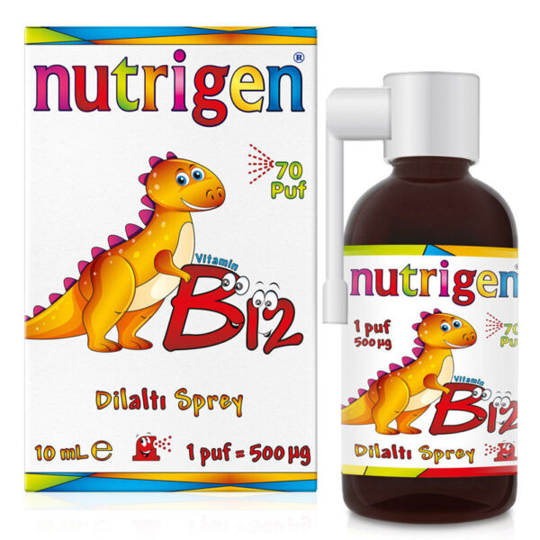 Спрей Nutrigen Витамин B12 для повышения энергии и жизненного тонуса