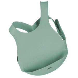 OiOi River Green Silicone Baby Bib for 6 Months+ - Waterproof & Adjustable