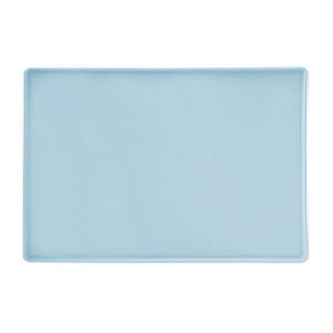 OiOi Silicone Serving Mat - Durable Non-Slip in Mineral Blue