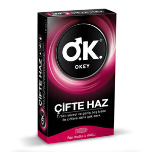 Okey Double Pleasure Condoms - 10 Pack for Ultimate Protection