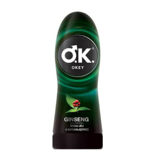 Okey Ginseng Massage Gel Lubricant 200ml - Smooth & Relaxing