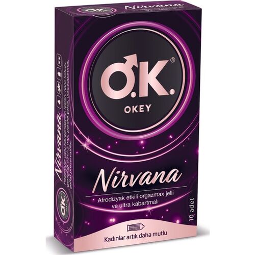 Okey Nirvana 10-Pack Condoms - Reliable Comfort & Protection