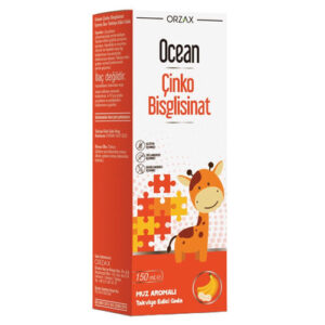 Orzax Ocean Zinc Bisglycinate 150ml - Banana Flavor Supplements