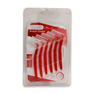 Pakdent L-Type Interdental Brush Red 0.50 mm - 10 Pack