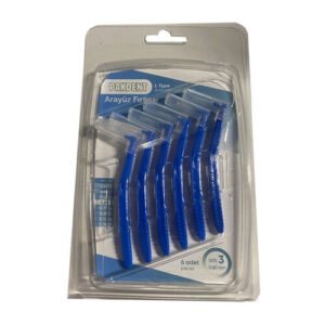 Pakdent L-Type Interdental Brush 0.60mm - Blue Color
