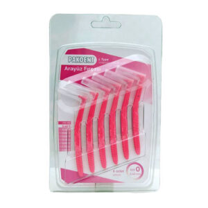 Pakdent L-Type Interdental Brush 0.40mm - Pink Cleaning Tool