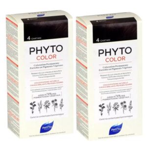 Phyto Phytocolor 4 Chestnut Herbal Hair Color - Nourishing Hue