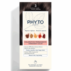 Phyto Phytocolor Dark Chestnut 3 Herbal Hair Color - Gray Cover