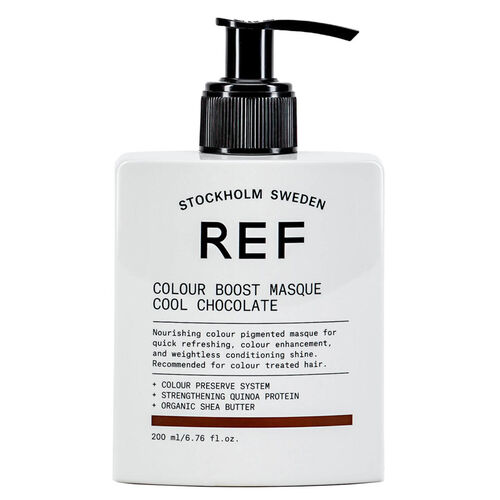 Ref Colour Boost Masque - Cool Chocolate 200ml for Radiant Hair