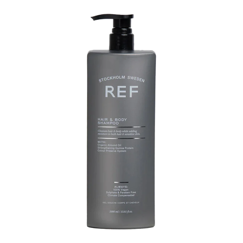 REF Moisturizing Hair & Body Shampoo 1000ml - Hydrating Formula
