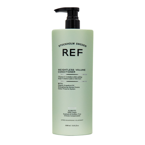 REF Weightless Volume Shampoo 1000ml - Boosts Fullness & Shine