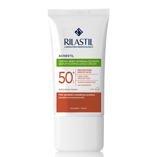 Rilastil Acnestil SPF50+ Sunscreen Cream for Irregular Skin 40ml