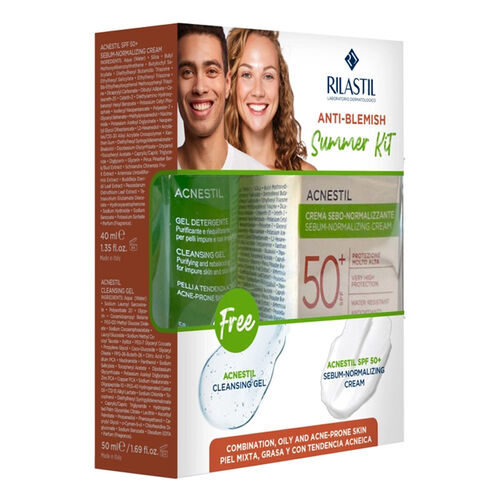 Rilastil Anti Blemish Summer Skincare Kit for Clear Skin