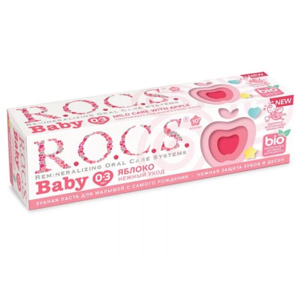 ROCS Baby Applesauce Toothpaste 0-3 Years