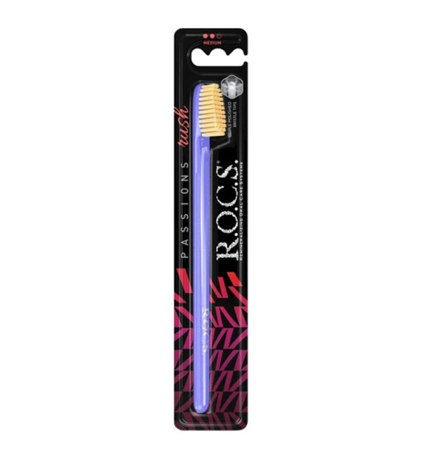 ROCS Passions Medium Toothbrush - Gentle Clean & Comfort