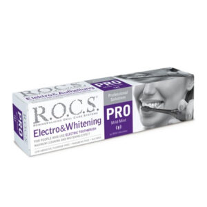 ROCS Pro Electro Whitening Mint Toothpaste 60 ml - Fresh Breath