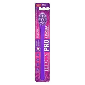 Rocs Pro Lingua Tongue Brush - Effective Oral Care Tool