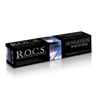 ROCS Sensation Whitening Shine Toothpaste - Brightening 60ml