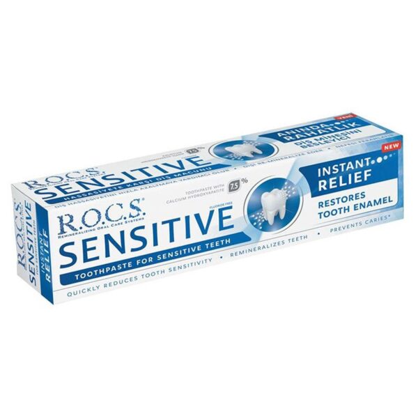 ROCS Sensitive Toothpaste 75ml - Relief & Enamel Protection