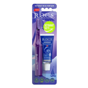 Rocs Travel Set - Compact Toiletries Kit for On-the-Go Essentials