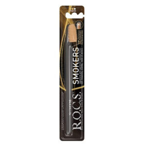 Rocs Smokers Medium Firm Toothbrush for Adults - Oral Care