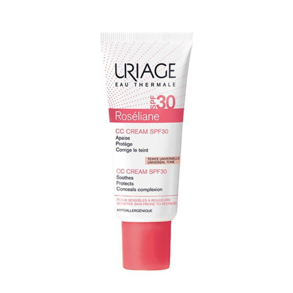 Uriage Roseliane CC Cream SPF30 40ml - Redness Relief & Sun Protection