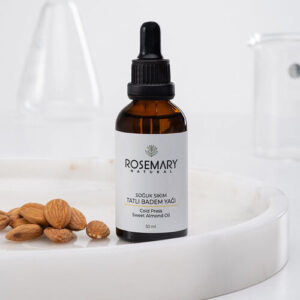 Rosemary Cold Pressed Sweet Almond Oil 50ml - Natural Moisturizer