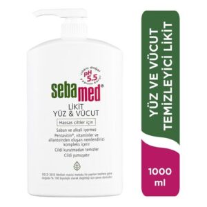 Sebamed 1000ml Liquid Face & Body Cleanser Gel - pH Balanced