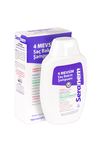 Seranem 4 Seasons Shampoo for All Hair Types - 300ml