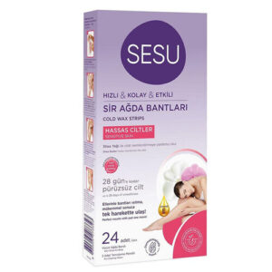 Sesu Pink Waxing Strips for Sensitive Skin
