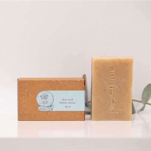 Simya Alchemy House Aloe Vera Baby Soap 100g - Gentle Cleanser
