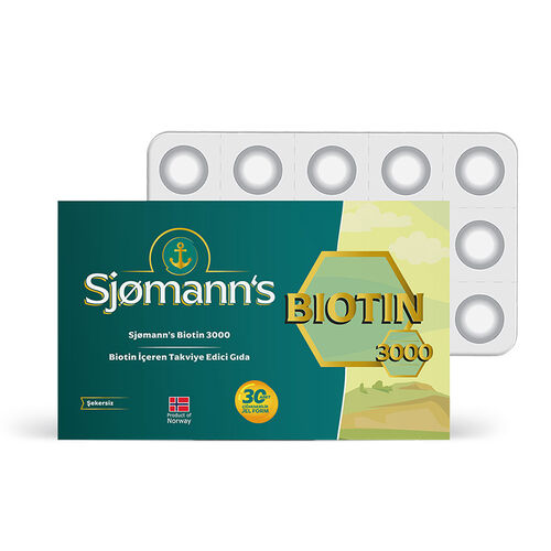 Sjomann's Biotin 3000 Chewable Gel Capsules - 30 Count