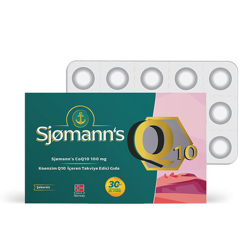 Sjomann's CoQ10 100 mg Chewable Gel Capsules - 30 Count