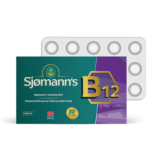 Sjomann's Chewable B12 Supplement - 30 Gel Capsules