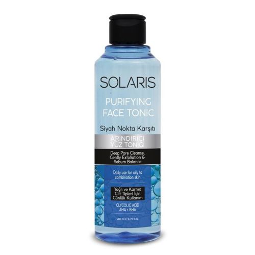 Solaris Purifying Facial Cleansing Toner 200ml - Radiant Skin